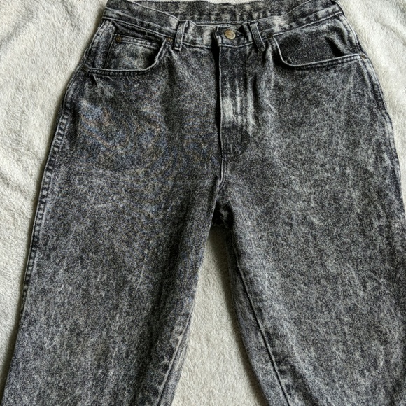 black white washed jeans